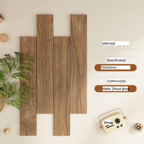 LOFTWELL Santiago Elegant Porcelain Wood Finish Tile from LOFTWELL