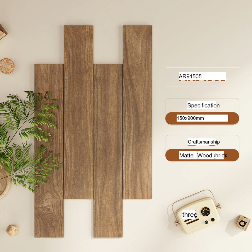 LOFTWELL Santiago Elegant Porcelain Wood Finish Tile from LOFTWELL