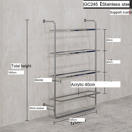 SM Vivian Stainless Steel Shoes and Clothing Stand from SM