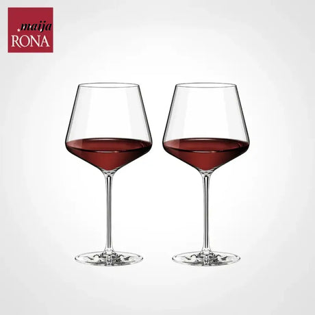 RONA Burgundy Red Wine Glass Crystal Collection from HOBBYTREE