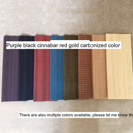 PAULOWNIA Yoko Elegant Bamboo Silk Zen Rolling Curtain from PAULOWNIA