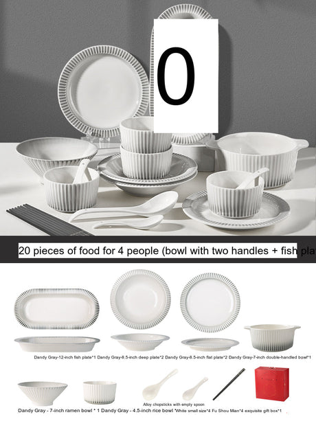 MOSE Light Luxury Tableware Set from MOSE