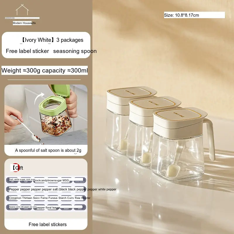 MH Valencia Sophia Elegant Kitchen Set Seasoning Pots from MH