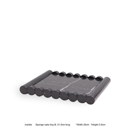 VAVINCI Soraya Elegant Luxury Travertine Marble Tray from VAVINCI