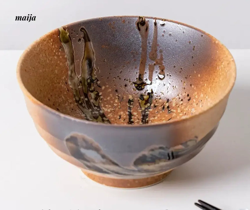 OKADA YAKI 6-Inch Japanese Soup Bowl from OKADA YAKI