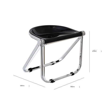 THOUGHTS Marcellus Transparent Folding Makeup Stool from THOUGHTS