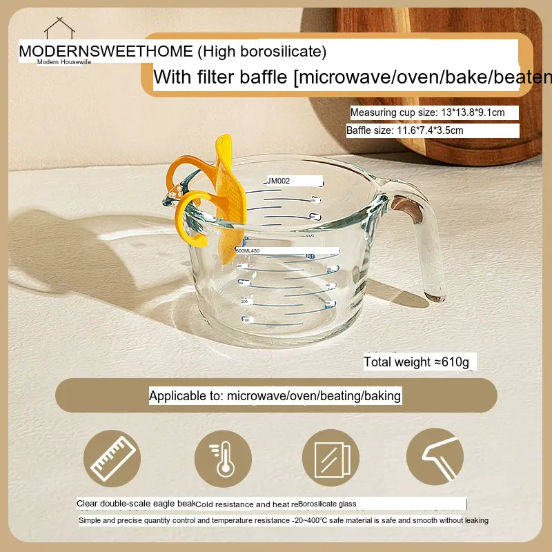MH Alhambra Ultra-Precise Heat-Resistant Measuring Cup Set from MH