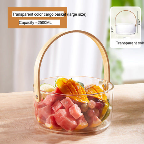 SUCO Islington Elegant Transparent Glass Basket Set from SUCO