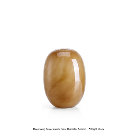 VAVINCI Ashtin Sleek Modern Orange Gloss Jewelry Decoration from VAVINCI