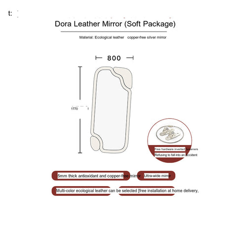 TELLS Marisol Tailored Retro Design Mirror from TELLS