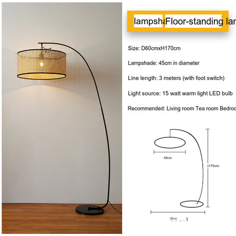 MAILANG Haruki Elegant Bamboo Design Floor Lamp from MAILANG