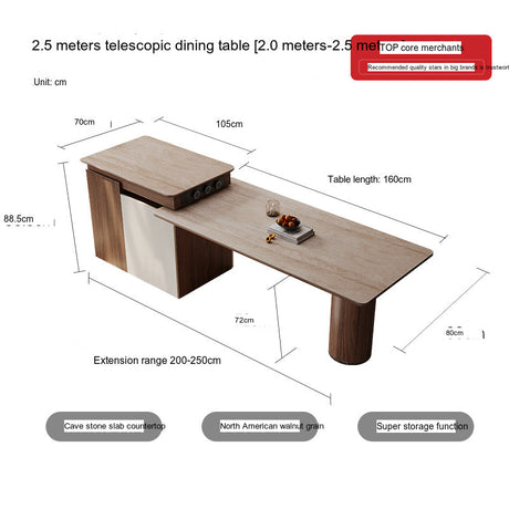 QUANMU Matheus Elegant Retractable Luxury Table from QUANMU