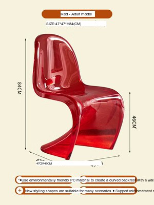 NIYE Alborz Sleek Modern Acrylic High Chair from NIYE