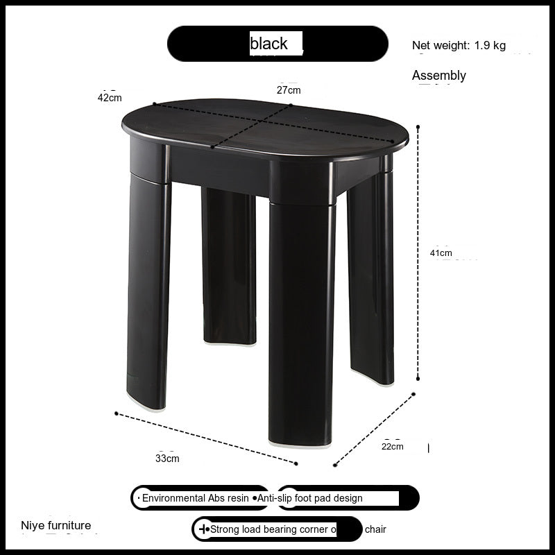 NIYE Isadora Minimalist Nordic Designer Stool from NIYE
