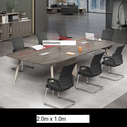 MUTINI Oliver Simple Modern Curved Conference Table Set from MUTINI