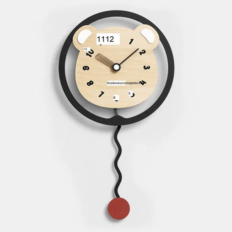 MANDELA Alhambra Creamy Artistic Minimalist Wall Clock from MANDELA