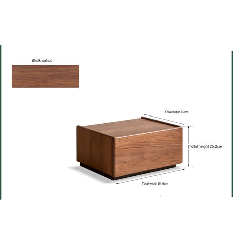 GENJI Takumi Elegant Solid Wood Nightstand from GENJI