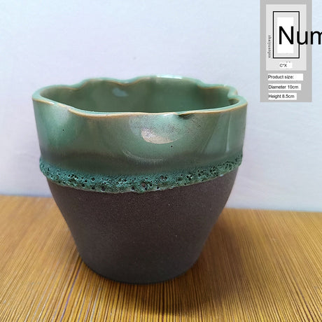 PAULOWNIA Yuna Unique Stone-Look Small Flowerpot from PAULOWNIA