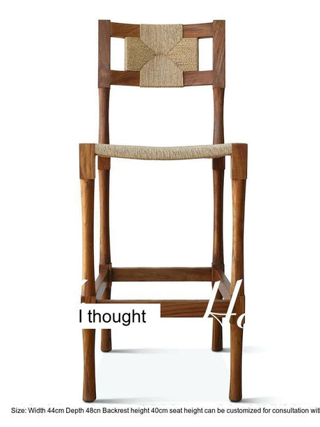 GENJI Aeliana Nordic Retro Design Solid Wood Dining Chair from GENJI