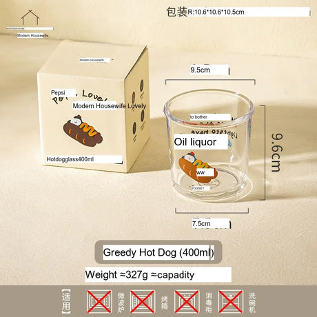 MH Zephyrine Elegant Animal Party Glass Coffee Cup from MH