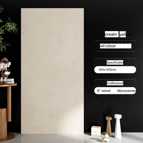 LOFTWELL Santiago Luxurious Soft-Light Velvet Microcement Tile from LOFTWELL