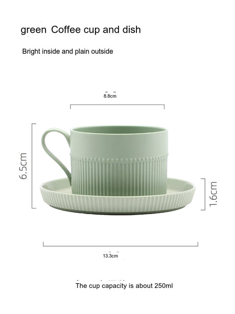 LIVETAI Santiago Elegant Retro Ceramic Cup from LIVETAI