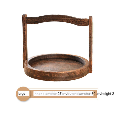 PAULOWNIA Kaori Elegant Vintage Tea Ceremony Fruit Basket from PAULOWNIA