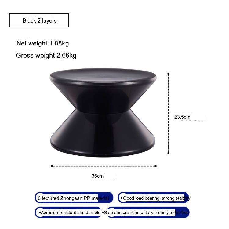 NIYE Ashtoria Chic Hourglass Design Small Stool from NIYE