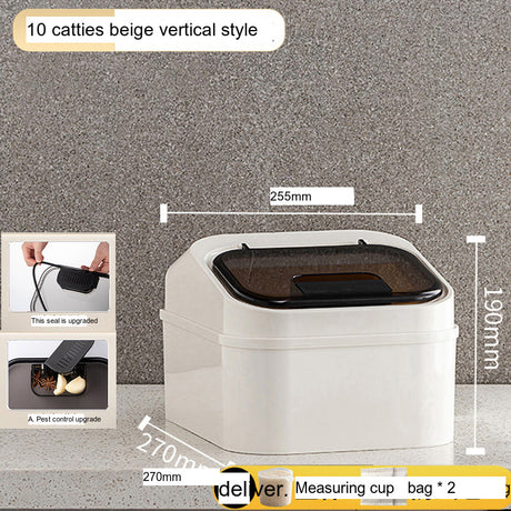 BOER Isola Insect-Proof Tideproof Rice Storage Box from BOER