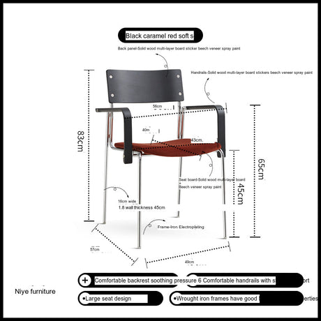 NIYE Marcellus Elegant Solid Wood Leisure Chair from NIYE