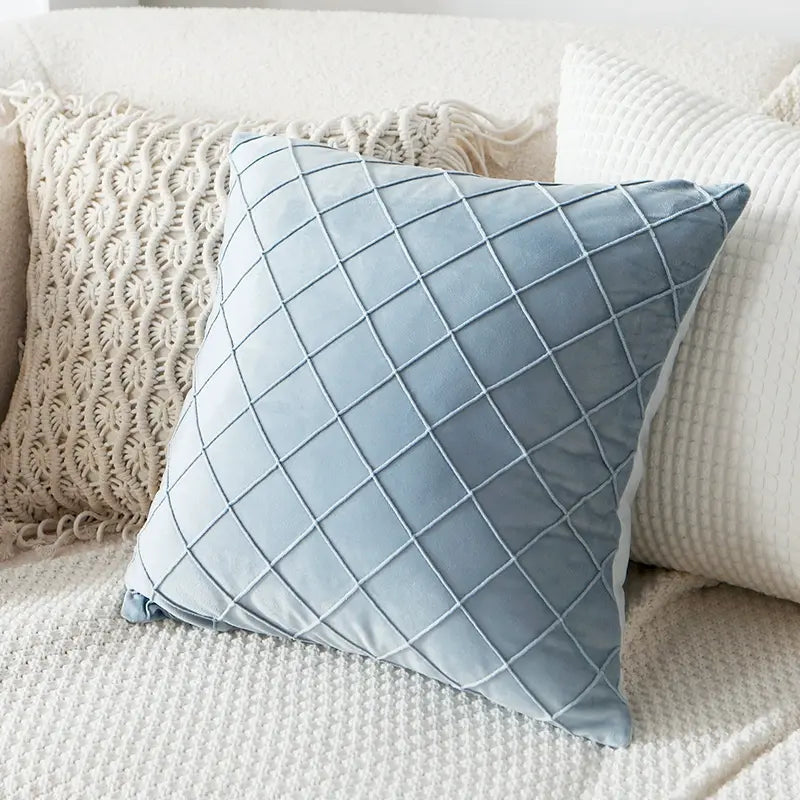 YOULI Astrid Cozy Plush Flowered Pillow Case from YOULI