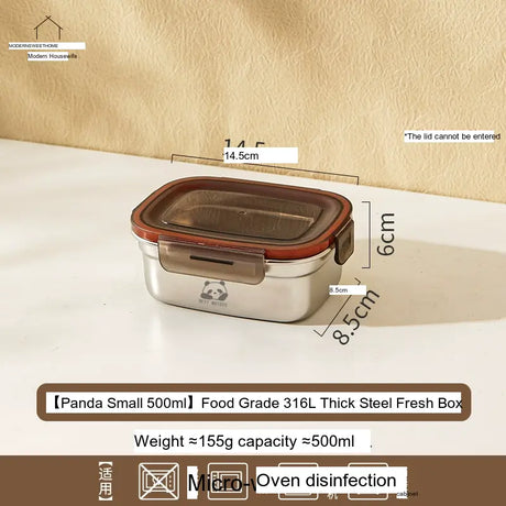 MH Carlotta Stainless Steel Sealing Bento Box from MH