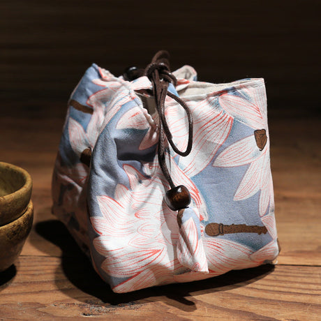PAULOWNIA Kiyoshi Chic Handcrafted Storage Bag from PAULOWNIA