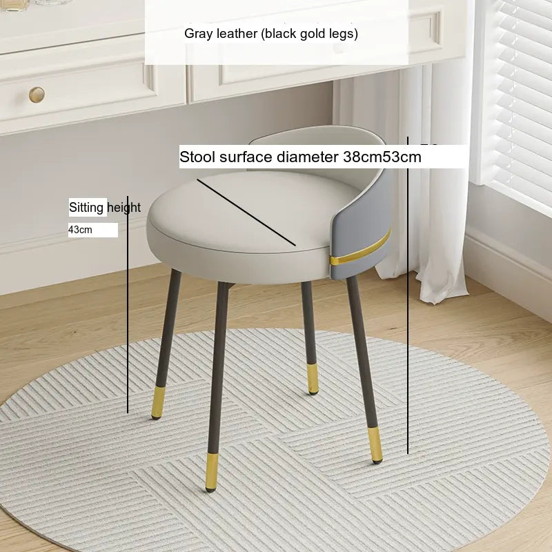 XIMIKA Seraphina Rotating Creamy Luxe Makeup Stool from XIMIKA