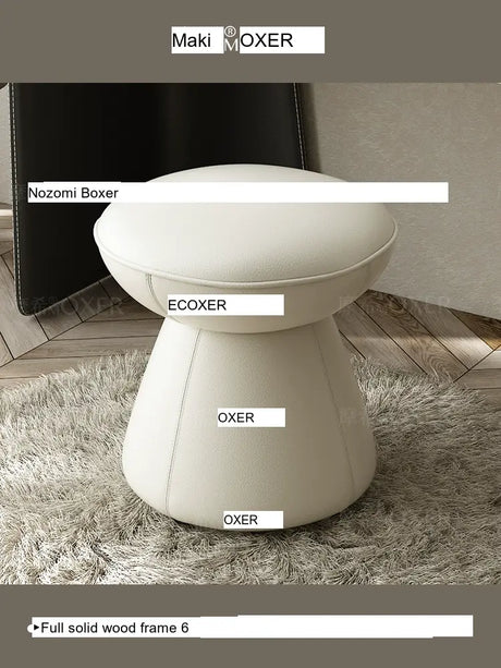 MOXER Zephyra Luxurious Swivel Makeup Stool from MOXER