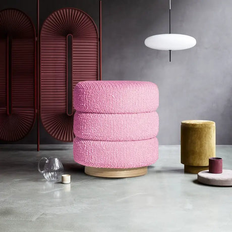 MOXER Astraea Elegant Round Makeup Stool from MOXER