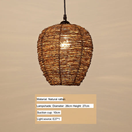 BOJI Haruki Modern Minimalist Woven Ceiling Lamp from BOJI