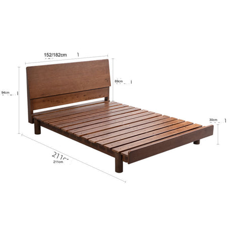 BAIYA SHUNAN Haruki Elegant Natural Wood Tatami Bed from BAIYA SHUNAN