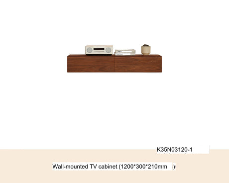 GENJI Callan Sleek Solid Wood Wall-Mounted TV Cabinet from GENJI