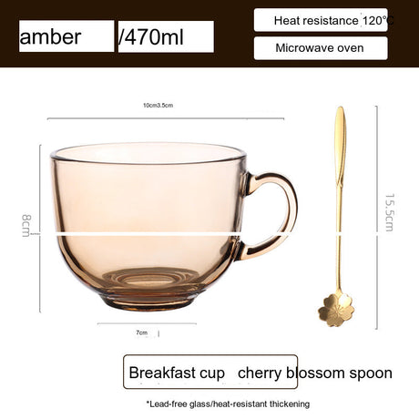 SUCO Matilda High-Temperature Transparent Glass Tea Cup from SUCO