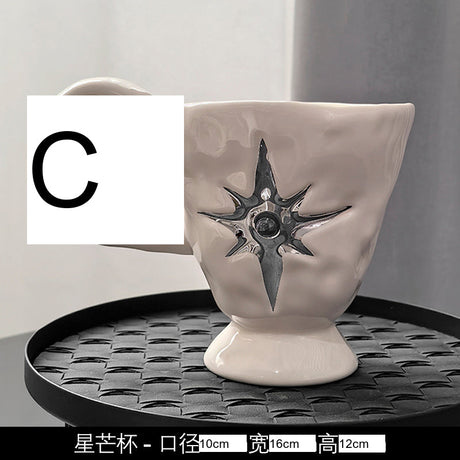 LIVETAI Esperanza Chic Retro Ceramic Coffee Cup from LIVETAI