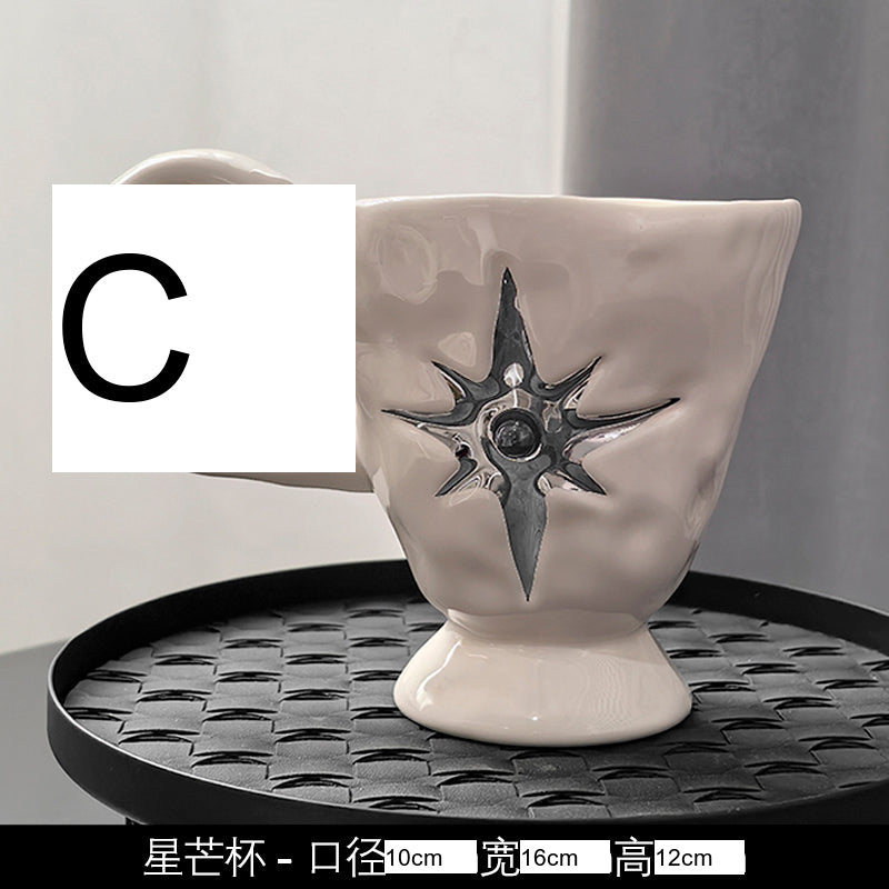 LIVETAI Esperanza Chic Retro Ceramic Coffee Cup from LIVETAI