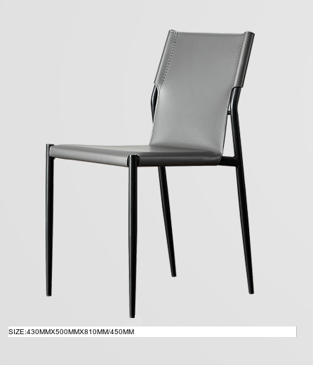 MOXER Iskandar Luxe Saddle Leather Dining Chair from MOXER