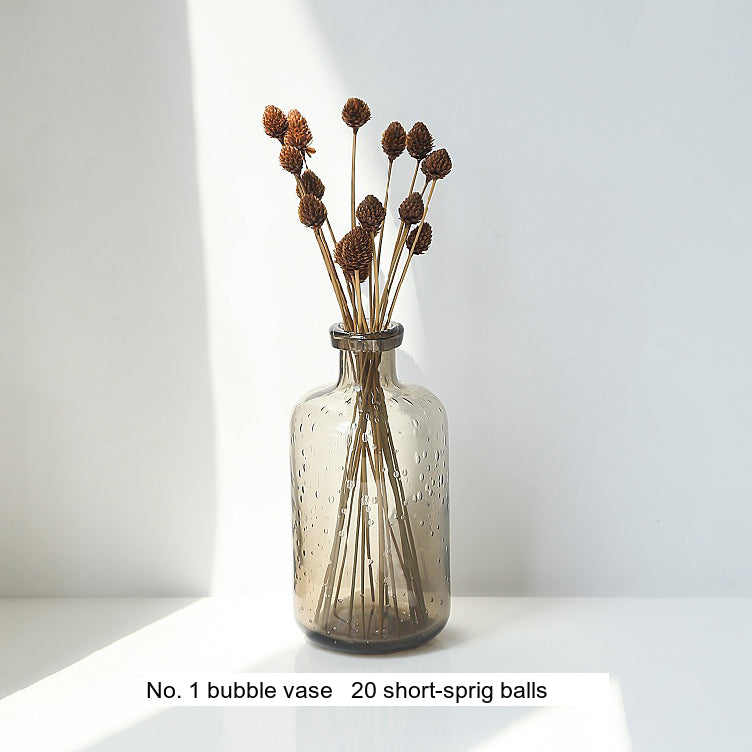 LIVETAI Elowen Elegant Transparent Floral Vase from LIVETAI