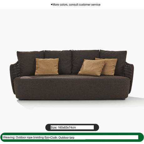 DIME GARDEN Lisandra Stylish Rattan Outdoor Sofa from DIME GARDEN