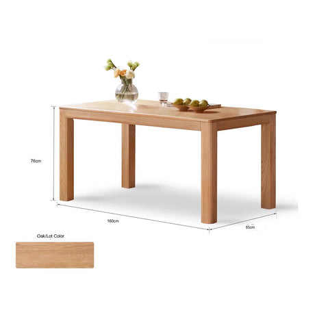 GENJI Tetsuya Elegant Solid Wood Dining Table Set from GENJI