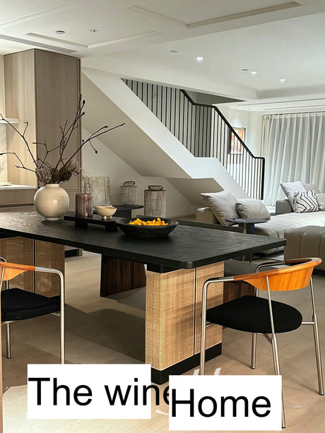 GENJI Sapporo Elegant Wabi-Sabi Dining Table from GENJI