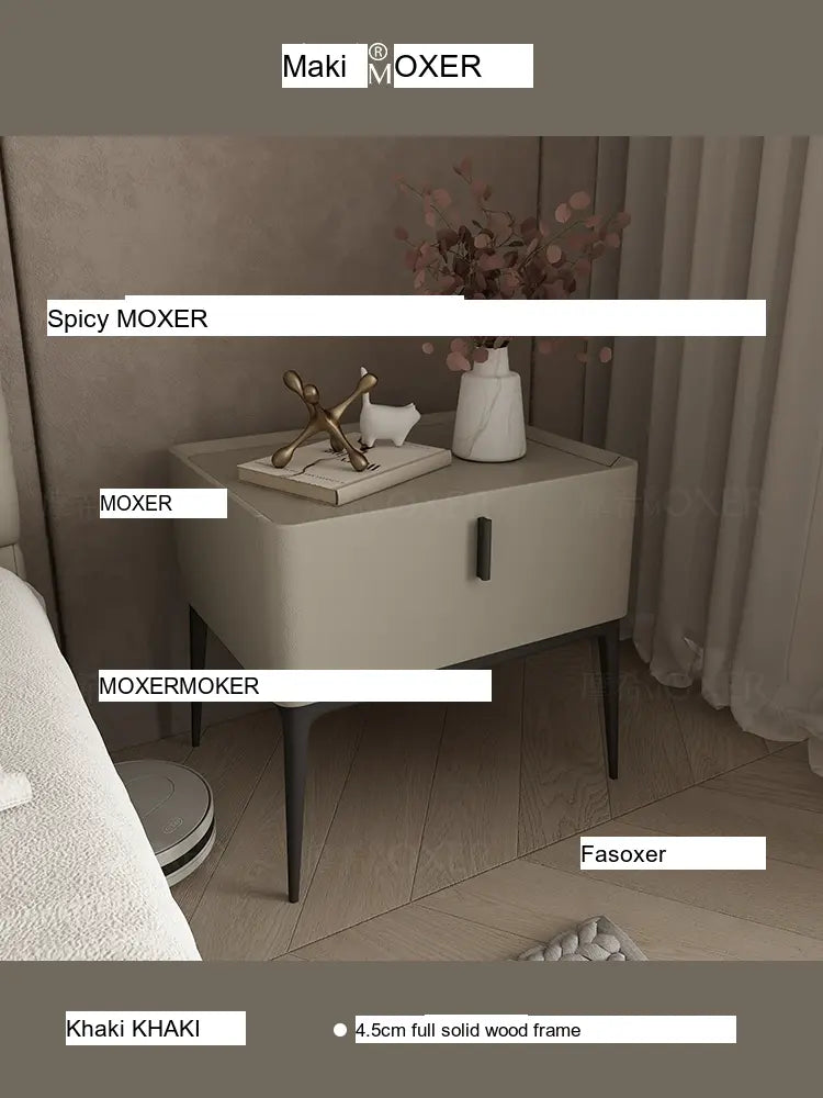 MOXER Lira Modern Simple Nightstand Table from MOXER