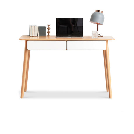 GENJI Akihiko Minimalist Solid Wood Writing Desk from GENJI
