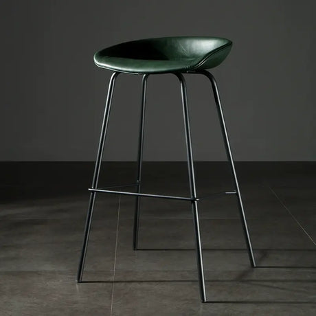 ABOUT WHITE Isadora Minimalist Iron High Bar Stool from ABOUT WHITE